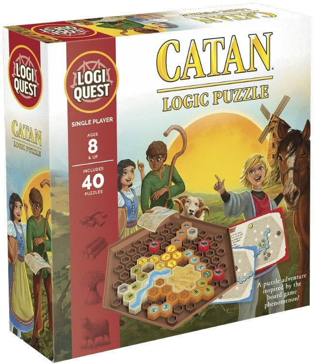 Logiquest Catan Logic Puzzle Board Game