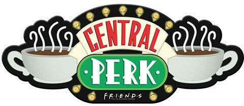 Tin Sign Light Up Friends Central Perk