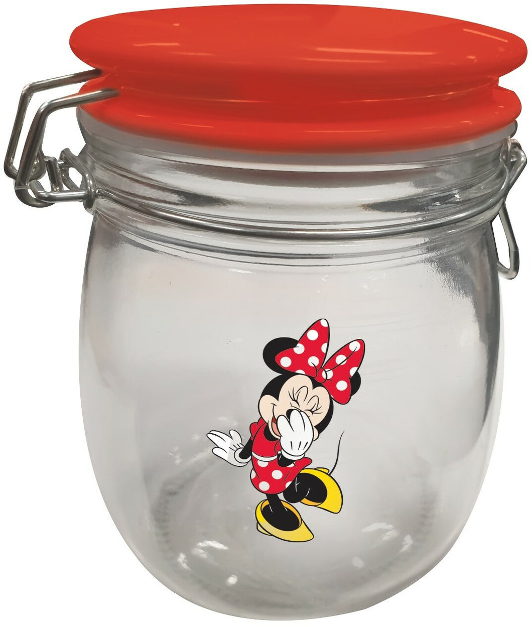 Glass Cannister Disney Minnie Mouse