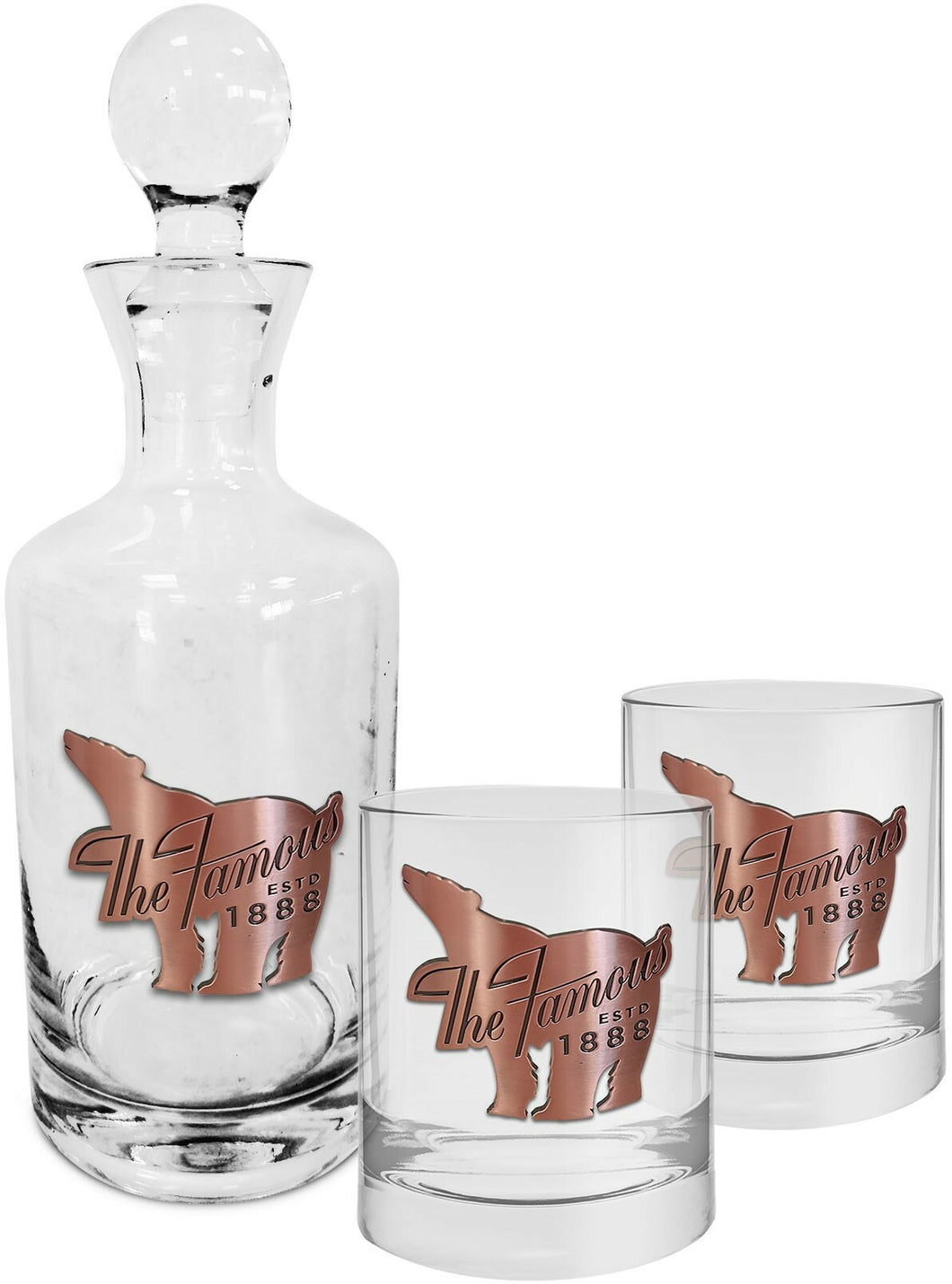 Bundaberg Rum Decanter Set Badged