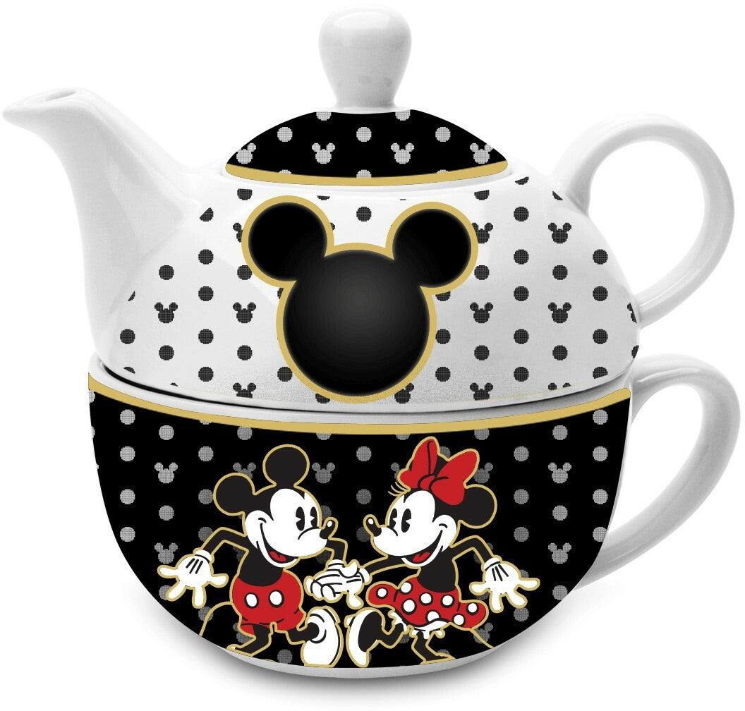 Tea for One Set Disney Mickey and Minnie Mouse