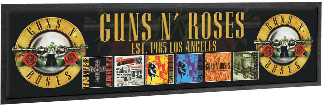 Guns n Roses Bar Runner Albums