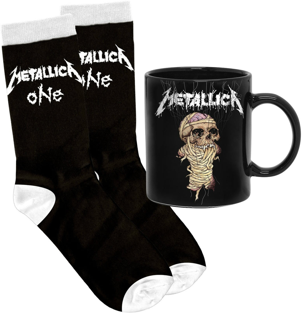 Metallica Coffee Mug and Sock Gift Pack One