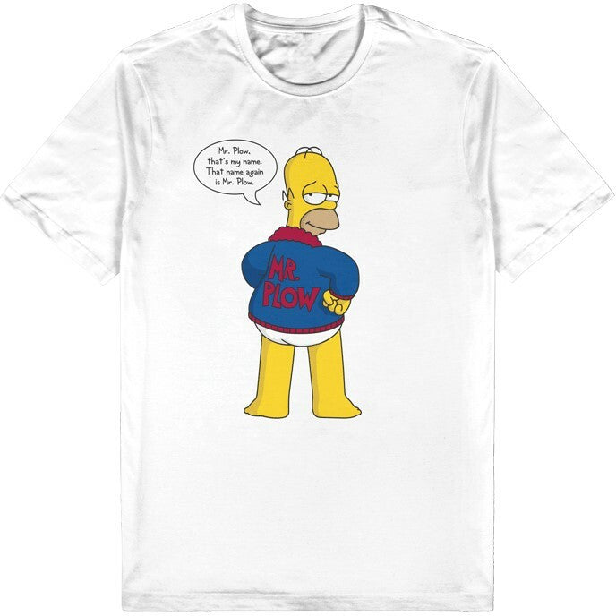 The Simpsons Mr Plow T Shirt M