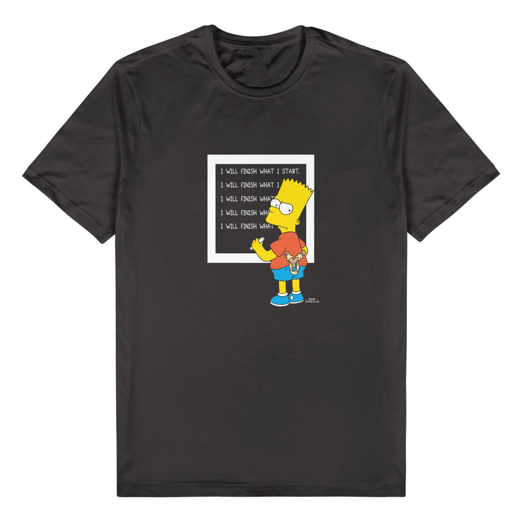 The Simpsons Chalkboard T Shirt M