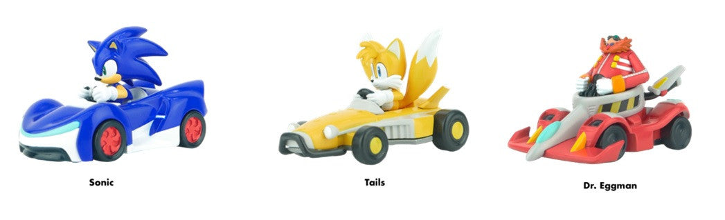 Sonic Die Cast Vehicles Wave 1 (Assortment of 8)