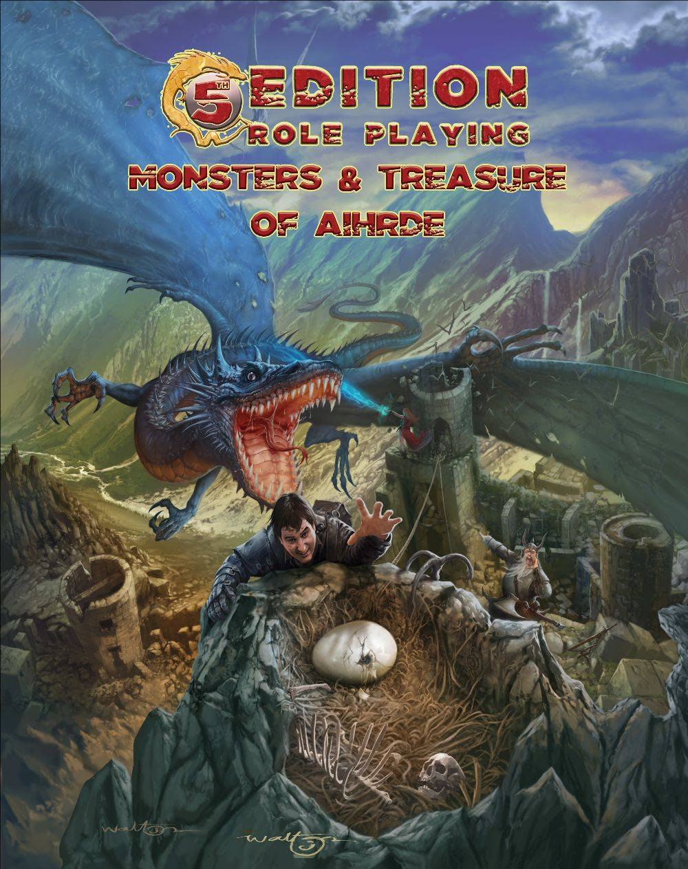 5th Edition RPG - Monsters & Treasure of Aihrde