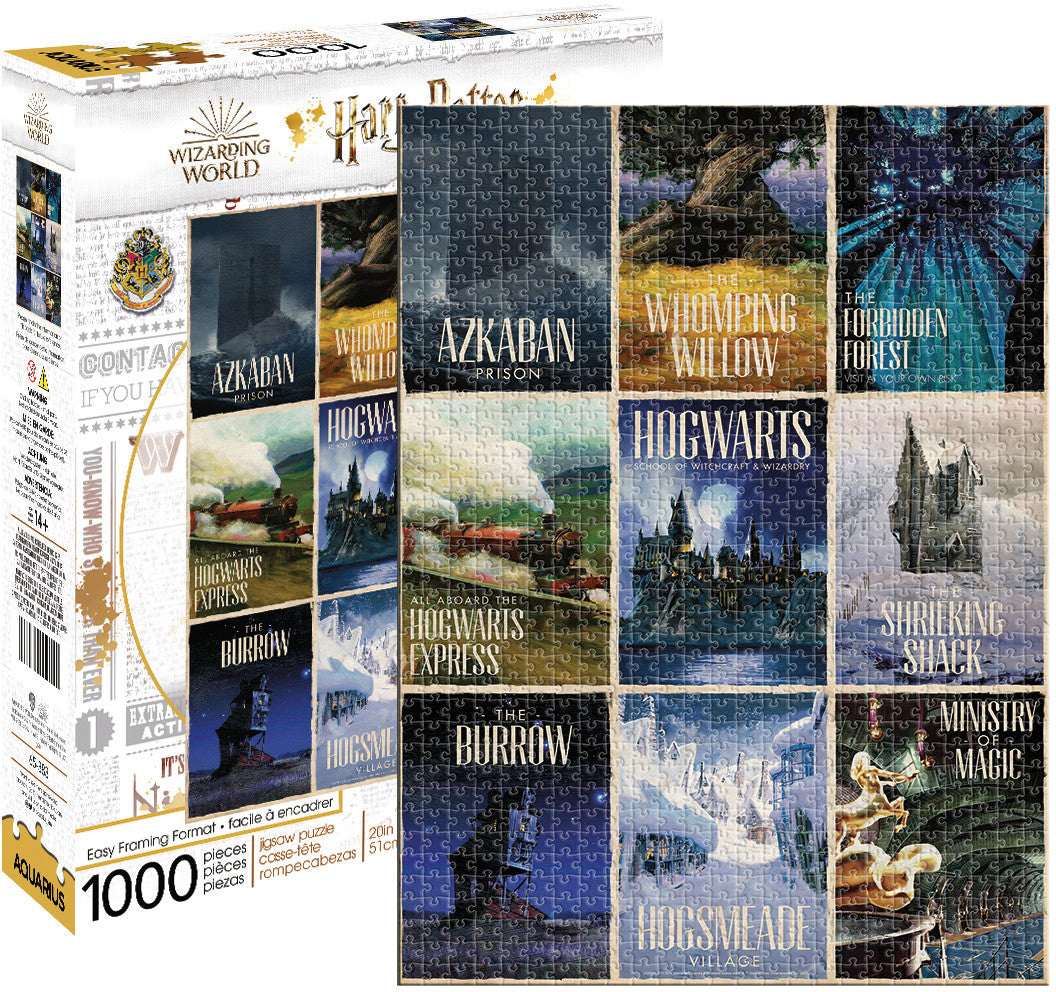 Aquarius Puzzle Harry Potter Travel Posters Puzzle 1,000 pieces