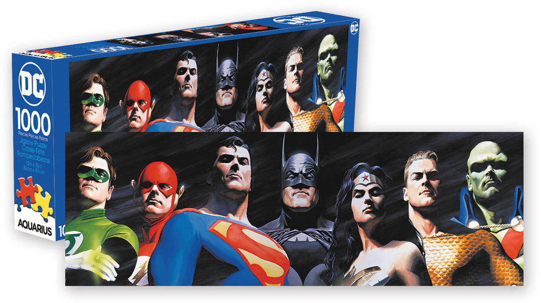 Aquarius Puzzle DC Comics Justice League Slim Puzzle 1,000 pieces