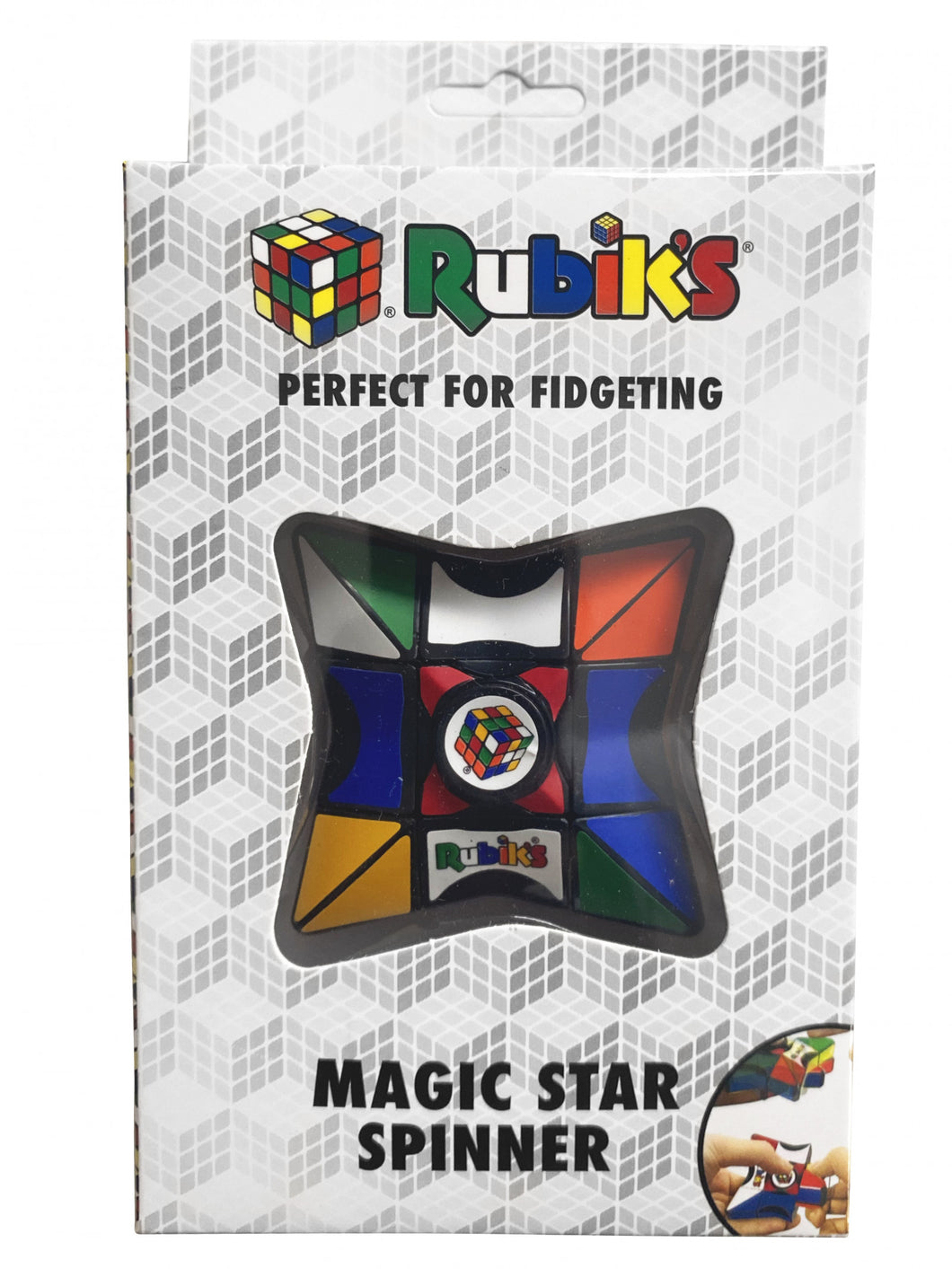 Rubiks Magic Star Spinner Fidget Toy Age 5 Up