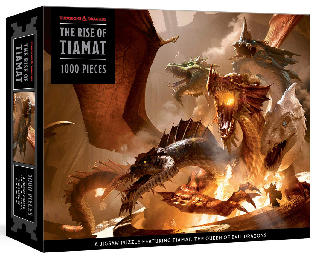 D&D Dungeons & Dragons the Rise of Tiamat Dragon Puzzle 1,000 pieces