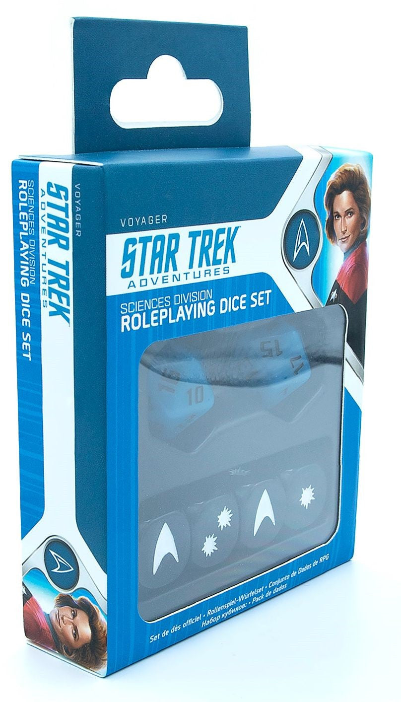 Star Trek Adventures RPG Sciences Division Dice Set Revised