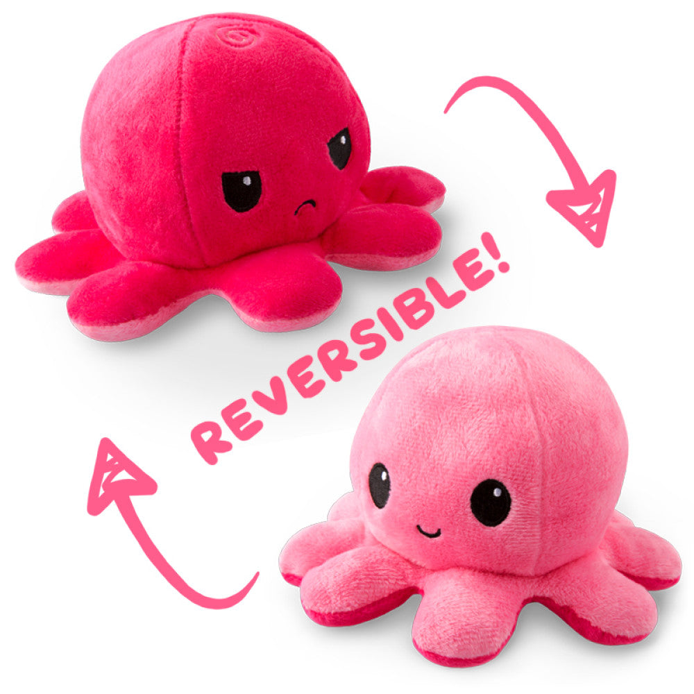 Reversible Plushie - Octopus Pink/Light Pink