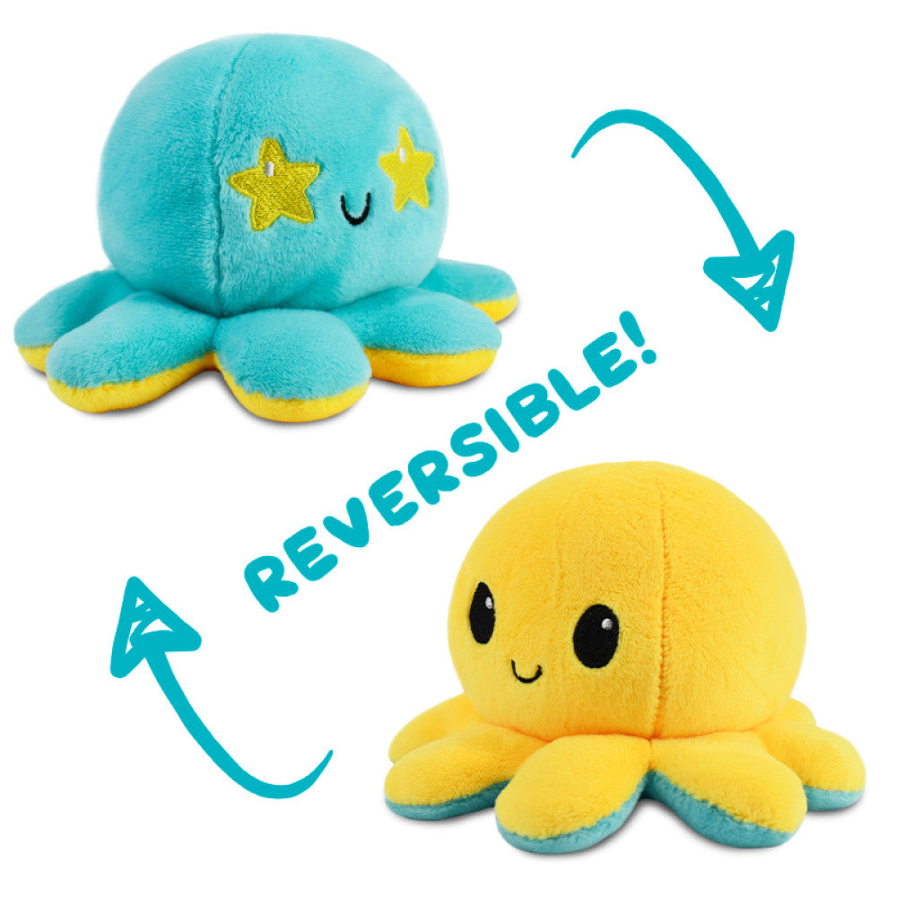 Reversible Plushie - Octopus Starry Eyes