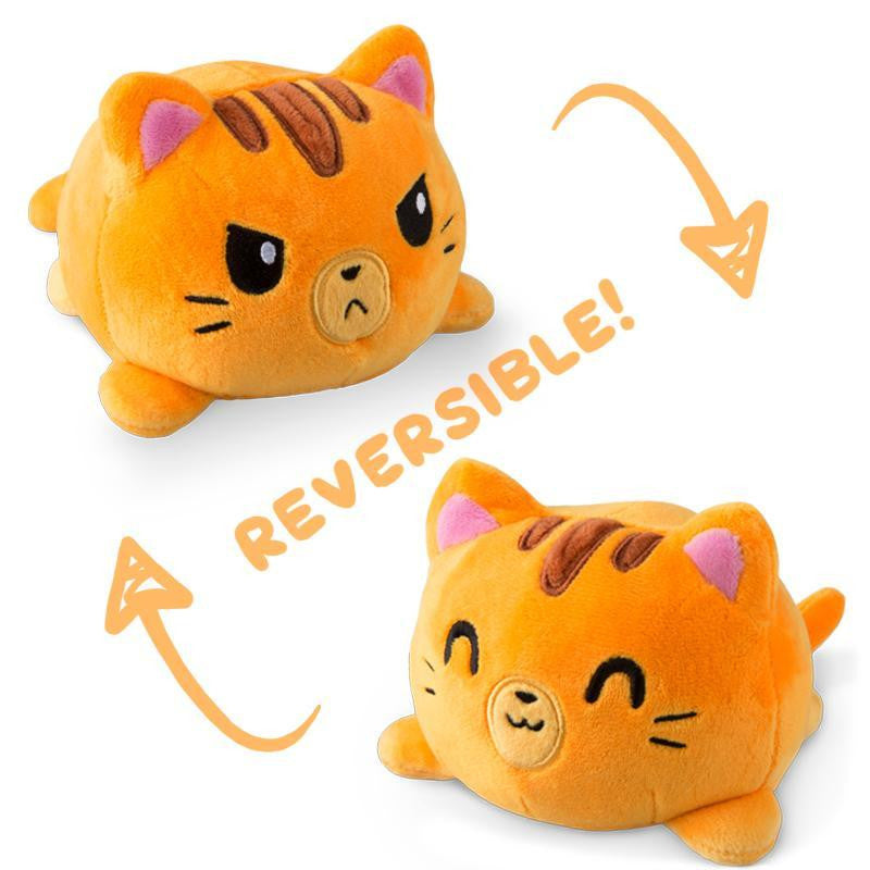 Reversible Plushie - Orange Tabby Cat Plush