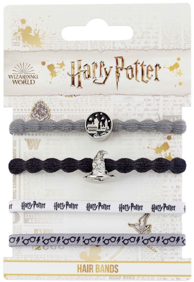 Harry Potter Hair Band Set Hogwarts and Sorting Hat