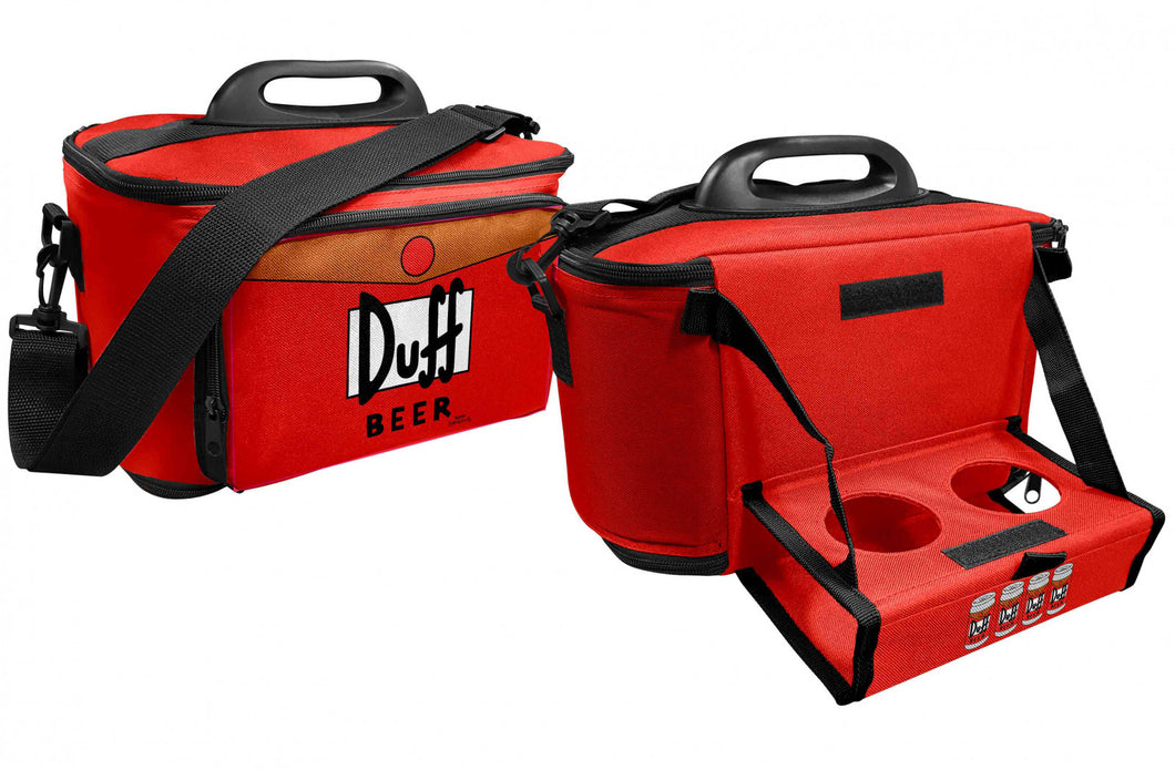 The Simpsons Cooler Bag with Tray Duff Beer