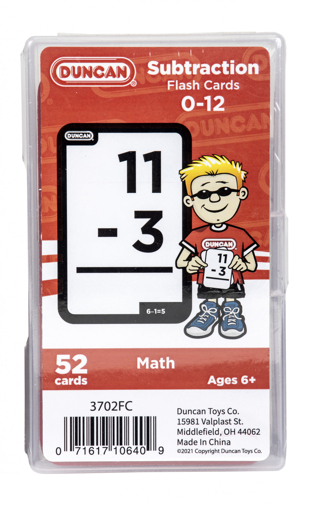 Duncan Flash Cards Subtraction