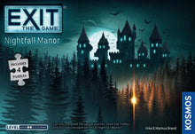 Load image into Gallery viewer, Exit the Game Nightfall Manor PUZZLE (Jigsaw Puzzle and Game)
