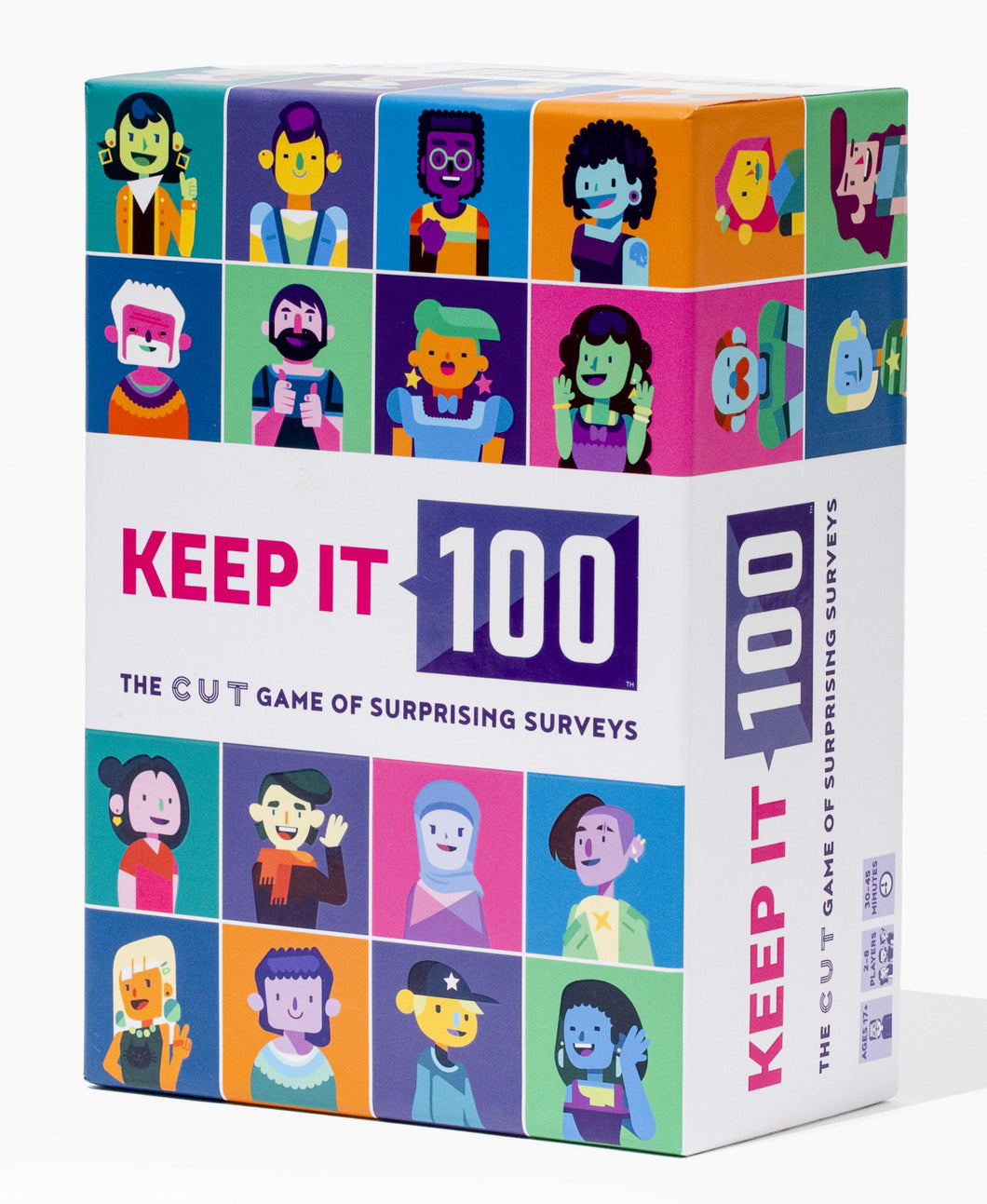 Keep it 100 The Cut Game Surviving Surveys Card Game