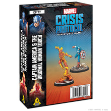 Load image into Gallery viewer, Marvel Crisis Protocol Captain America &amp; the Original Human Torch
