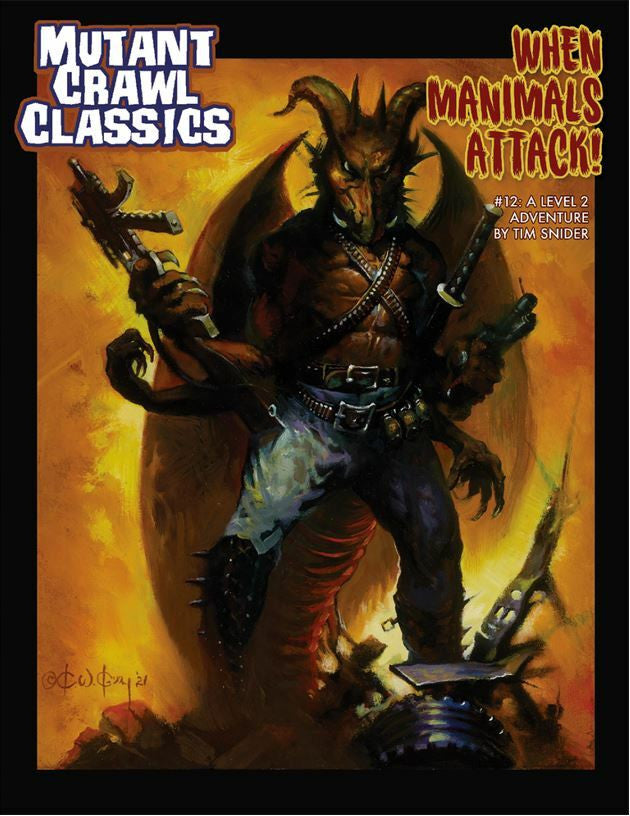 Mutant Crawl Classics #12 When Mammals Attack
