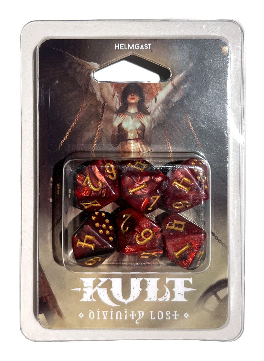 KULT RPG Divinity Lost Dice Set (Inferno Edition)