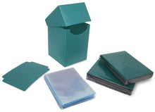 Load image into Gallery viewer, BCW Deck Case Box, Deck Protectors and Inner Sleeves Standard Elite2 Combo Pack Glossy Teal
