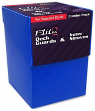 Load image into Gallery viewer, BCW Deck Case Box, Deck Protectors and Inner Sleeves Standard Elite2 Combo Pack Glossy Blue
