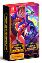 Load image into Gallery viewer, SWI Pokemon Scarlet &amp; Pokemon Violet Dual Pack - Includes Gold Steelbook

