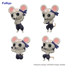 Load image into Gallery viewer, Demon Slayer Kimetsu no Yaiba Chokotto Hikkake Figure Petit Muki Muki Mouse Set (4 Piece Set)
