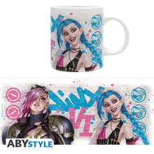 Load image into Gallery viewer, League of Legends Coffee Mug Vi vs Jinx 320 ml
