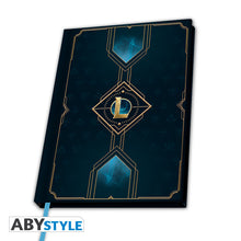 Load image into Gallery viewer, League of Legends Notebook Hexteck Logo A5
