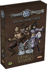 Load image into Gallery viewer, Sword &amp; Sorcery - White/Black Monk (Genryu/Shakiko) Hero Pack
