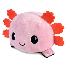 Load image into Gallery viewer, Reversible Plushie - Axolotl Pink/Black Plush Toy
